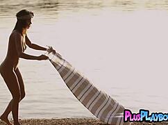 european small tits milf natalie costello poses outdoors