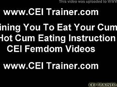 i'm your femdom mistress making you cum hard for me in this cei session.