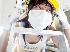 Asian engineer girl fix the client's cock real good 😏