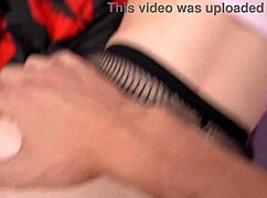 The cute stepcousin bends over and masturbates in doggystyle position