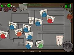 deep vault 69 hentai game parody of fallout with threesome and big boobs