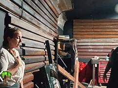 Boys Next Door Teach Rough Face Fucking Lesson In Trailer.