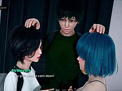 Teen With Small Tits Plays Game With Bully Lover