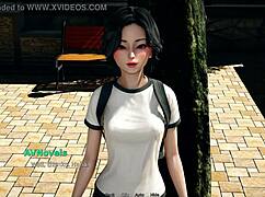 Teen With Small Tits Plays Game With Bully Lover