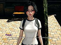 Teen With Small Tits Plays Game With Bully Lover