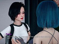 Teen With Small Tits Plays Game With Bully Lover