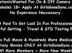 Busty Latina Jasmine Mendez rubs herself with Hitachi wand at hospital early morning