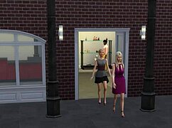 i's two milfs havin' fun with a bbc in the sims