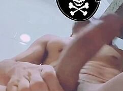 I stroke the huge cock until long orgasm and thick cum.