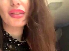 hot milf jerks off in party toilet, noticed