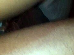 Ebony Babe Takes Big Black Cock Creampie in Her Ass