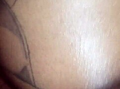 Ebony Babe Takes Big Black Cock Creampie in Her Ass