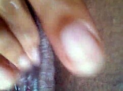 Ebony Girl Finger Fucks Her Pussy Until She Squirts