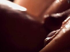 Detailed close-up captures intense homemade action with dripping and orgasm.