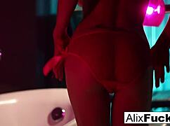 Alix Lynx With A Butt Plug In Anal Masturbation