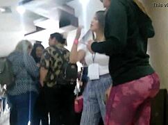 Found This Irresistible Nalgona Putita in Tight Leggings!