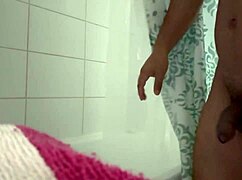 He stops and showers me hot!