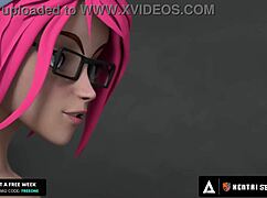 big titty hentai milf begs for students cum in front of class