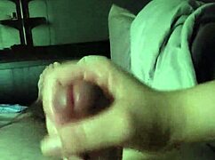 she finishes me with a killer handjob, damn good!