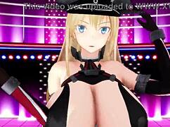 mmd bismarck shakes her big tits and ass 😍