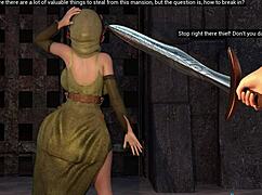 Obey me, slave elf! Finger your hairy pussy now?