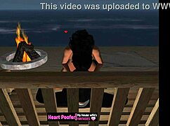 we had an encounter at the seaside cabins beach