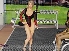 i love those big tits and ass, boobs bouncing in alternate existence