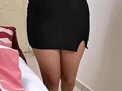 Latina undresses for intense fucking