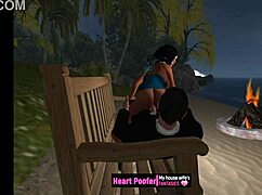 we had an encounter at the seaside cabins beach