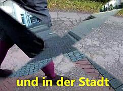 Stockings worn outdoors in public settings