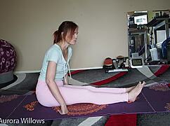 hey, wanna try this yoga lesson with a sexy babe today?