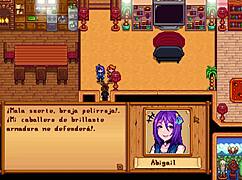 xtardew valley - leah y abigail parte 2 en español - stardew valley threesome fucking group sex