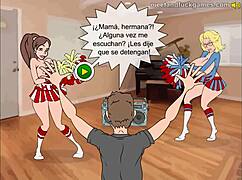 Busty Family Cheer Squad 1 en Español Unveiled.