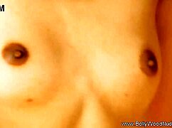 Exotic Indian Brunette Dances Barefoot in Moonlight