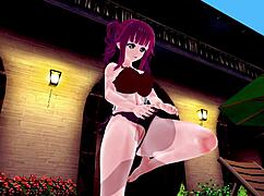 3D Hentai Indian Girl With Big Tits And Ass Riding To Orgasm And Squirting Cum