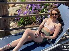 Vanessa Vega eagerly sucks big cock in pov blowjob