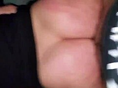 Fucking my big ass girlfriend's tight pussy with my monster cock in POV