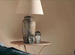 Brunette Spies on European Couple's Wild Fuck