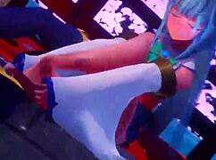 Konosuba sex party with Mitsuboshi, big tits fucking in horny animation scenes