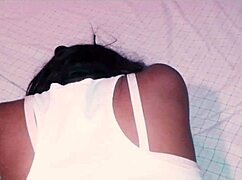 Emotional amateur teaches sexy brunette prostitute to suck cock passionately.