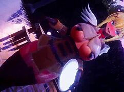 Konosuba sex party with Mitsuboshi, big tits fucking in horny animation scenes