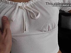 cute 18-year-old, wanna show off at your first porno casting?