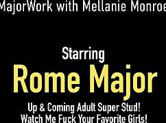rome major pounds hot babe mellanie monroe so hard!