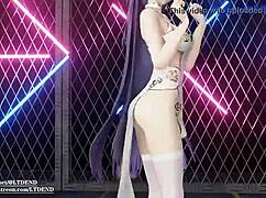 mmd raiden mei in chinese dress shaking 😍