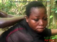 Bbw Patricia bangs on roadside with teen amateur pornstar