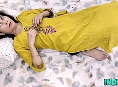 Beautiful Indian Wife Cums On Husband's Monster Cock