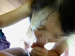 She eagerly licked my cock in blowjob