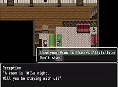 Blonde waitress fucked in bar