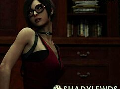 ada riding leon in 3d cartoon sex scene