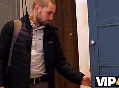 i old friends tattooed babe and lucky dude fuck in her room